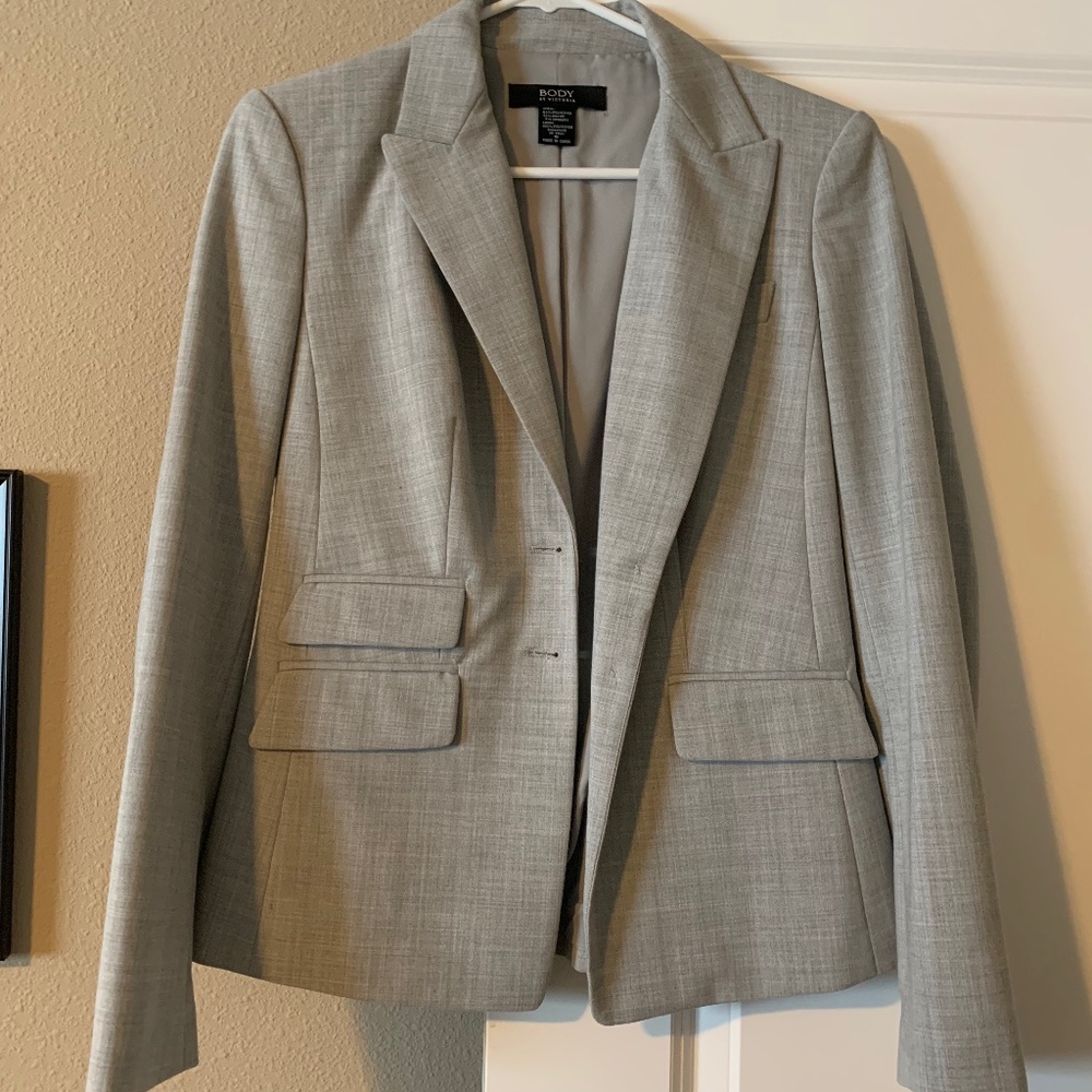 Grey Suit Jacket- Body by Victoria Secret